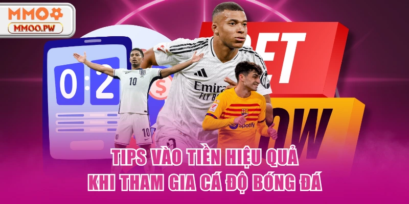 Tips vào tiền hiệu quả khi tham gia cá độ bóng đá